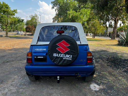 Imagen 4 de 14 de Suzuki Vitara Jlx 4x4 Techo De Lona Sidekick 1993 Azul!!