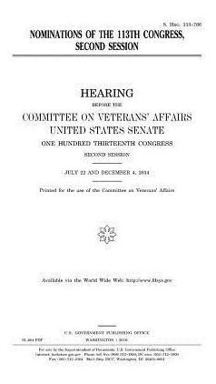 Libro Nominations Of The 113th Congress, Second Session -...