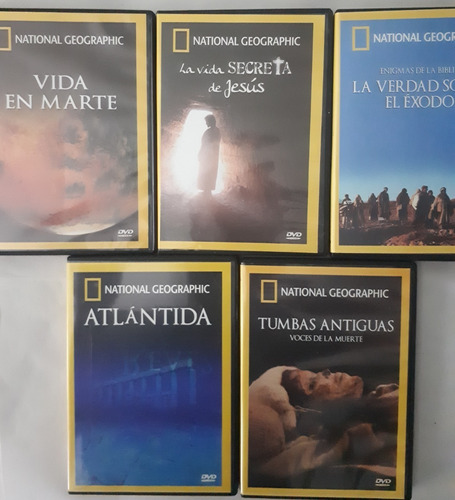 Documentales De National Geographic Originales 5 Dvds