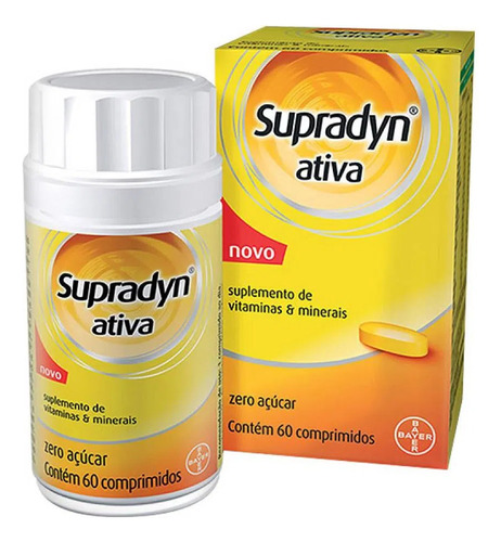 Supradyn Ativa 60 Comprimidos Zero Açucar