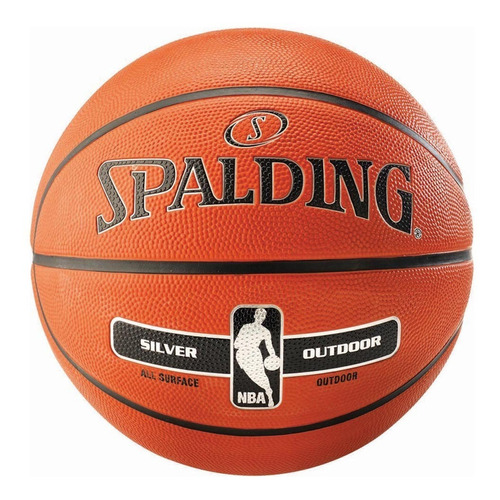 Balon Baloncesto  Basketball Spalding Silver #7 Caucho Nba