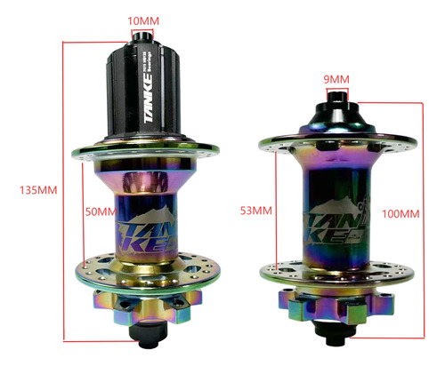 Mazas Tronadoras Mtb 36 Hoyos Hg 7-12v Aluminio 7-12 Speed