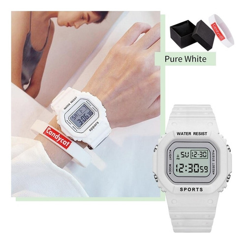 Relógio Digital Unisex,acompanha Caixa E Pulseira.