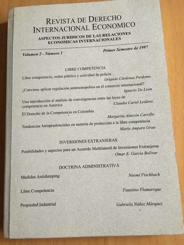 Revista De Derecho Internacional Economico