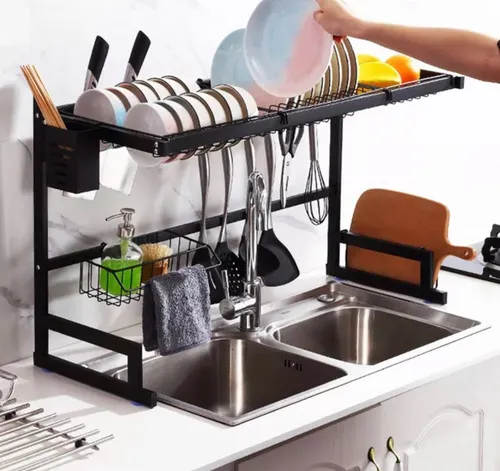 Escurridor Platero Estante Secar Platos Hogar Cocina 85cm