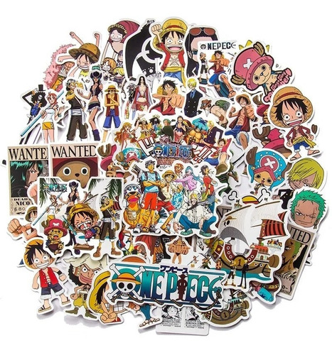 Imagen 1 de 3 de 50 Stickers One Piece Premium