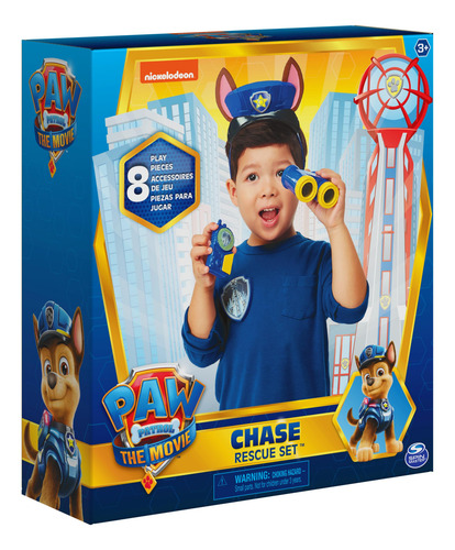 Set De Juego De Rol De 8 Piezas Paw Patrol Chase Movie Rescu