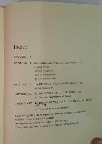 Diario De Visitas Al Ojo De Agua De Sabinas Hidalgo En !928 (Usado)