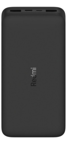 Xiaomi Redmi Power Bank 20 0000mah Carga Rápida 18w Negro