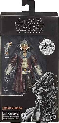 Starwars The Black Series Hondo Ohnaka, Figura De Accin De 6