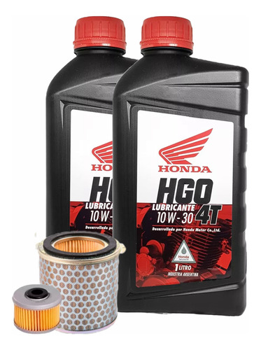 Kit Filtros Honda Xre 300 Aire Y Orig Aceite + 10w30 Mineral