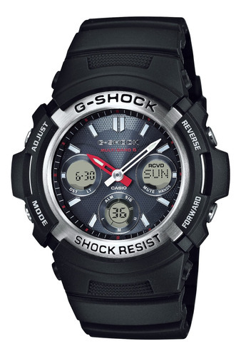 Reloj Casio G-shock AWG-M100-1ACR Solar/negro