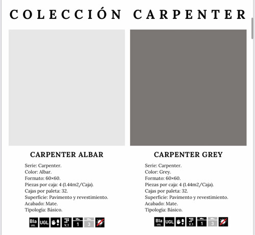 Arg Porcelanato Carpenter Albar/dark/grey 60x60 Todomasa Esp