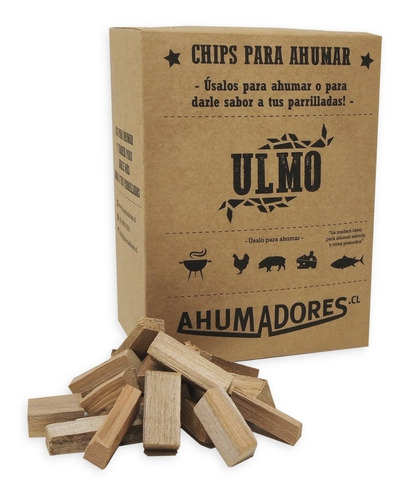 Chips De Madera Para Ahumar 1 Kg - Roble, Manzano, Ulmo