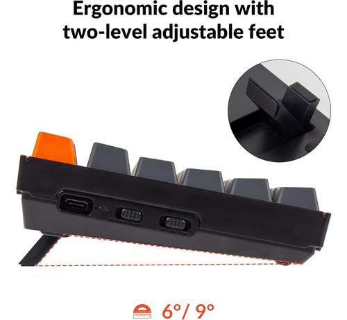 «teclado Mecánico Para Juegos Keychron K10 De 104 Teclas Con