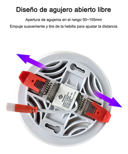 Lampara Sobreponer Led 24w 2400 Lm Luz Cálida Redonda 3000k
