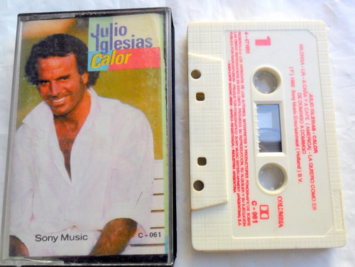 Julio Iglesias - Calor / Latin Pop * Casete 1992 Ex 