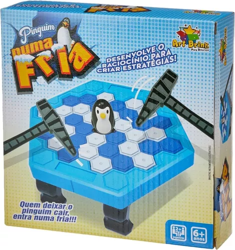 JOGO QUEBRA GELO DO PINGUIM DE MESA INFANTIL NUMA FRIA GAME COM