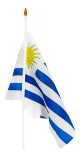  Kit 10 Banderas Uruguay Banderin  0.30m X 0.45m 