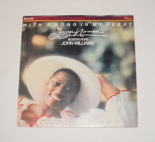 Jessye Norman Boston Pops Con Una Canción En Mi Corazón Lp