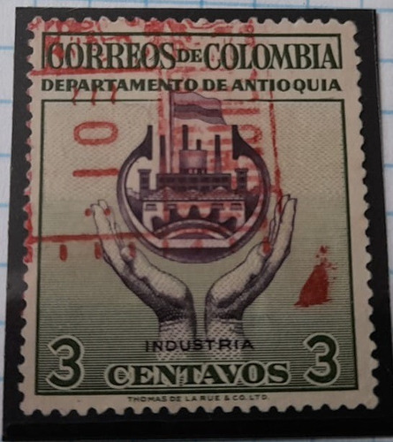 Sello Postal - Colombia - Aspectos Colombinos 1956