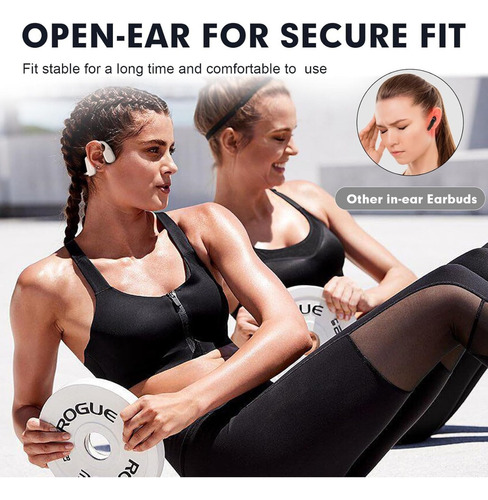 --auriculares Deportivos Abiertos Para Conducción Ósea, Inalámbricos, Bluetooth, Para Ciclismo, Con Micrófono, Impermeab