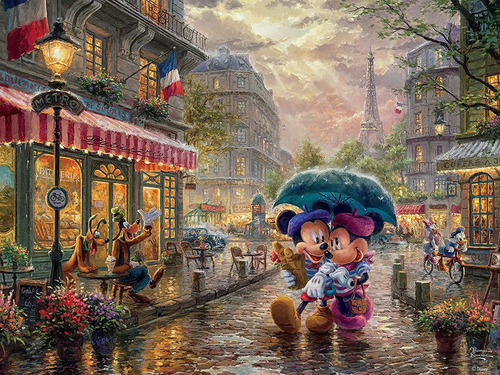 Ceaco 750 Pea Thomas Kinkade Disney Mickey Dreams