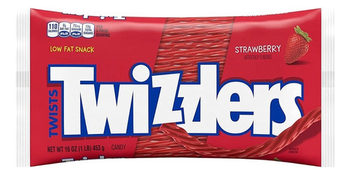 Twizzlers Fresa Low Fat Snack  453.5g *importado