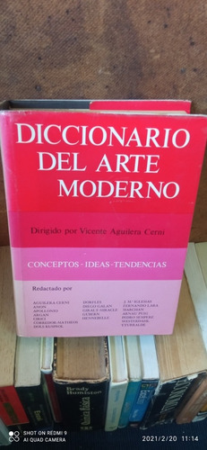 Diccionario De Arte Moderno. Vicente Aguilera