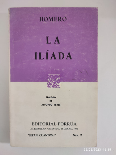 La Ilíada - Homero - Porrúa
