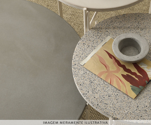 Mesa Lateral Fit Granilite Branco
