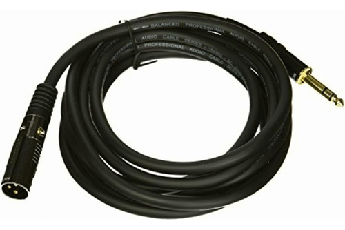 Monoprice Premier Series Xlr Cable Macho A Trs Macho De 1/4 