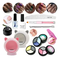 Comprar Uñas Postizas Press On Tips Soft Gel Coffin Pegamento Solido