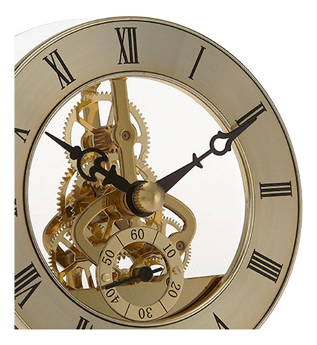 Mecanismo De Reloj De Engranajes Vintage, Juego De Oro