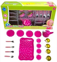 Comprar Juego Set De Té De Metal 18 Piezas Hogar Dulce Hogar 6942