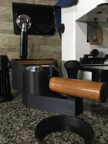 Combo Barista! Base De Tampeo Y Tamper. A Medida.