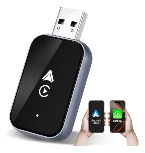 Adaptador Carplay Android Auto Sem Fio Usb Carro Plug Play