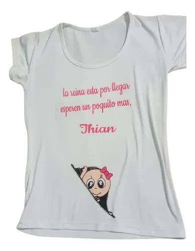 Remeras sublimadas para embarazadas new arrivals