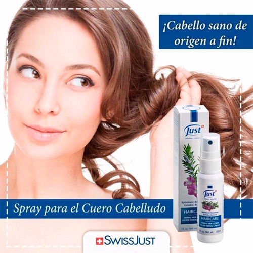 Imagen 7 de 8 de Loción Capilar Anti Caída Haircare De Romero 30ml Swiss Just