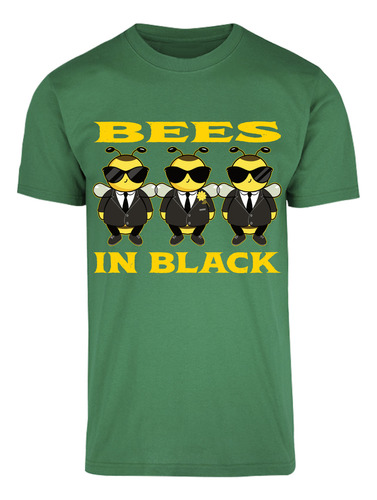 Playera Diseño De Abejas De Negro - Bees In Black