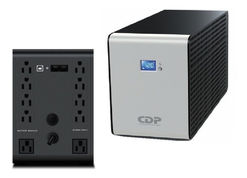 Ups Regulador Cdp 1500va 900w Cdp R-smart1510 10 Tomas 70min