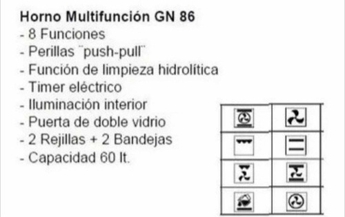 Imagen 3 de 5 de Horno Electrico Franke Spar Gn86 6545-067 60 Cm
