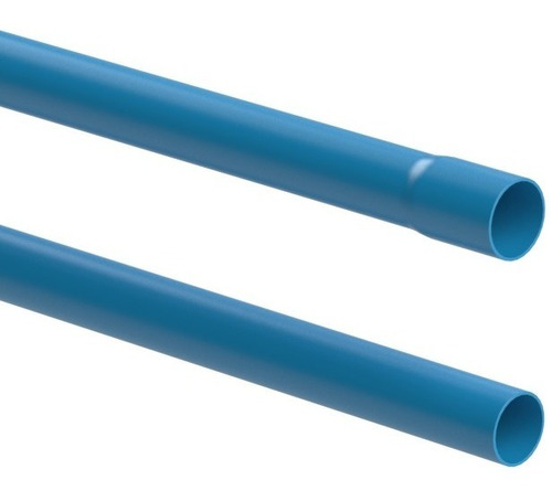 Tubo De Pvc Azul Irrigação 100mm Pn 40 Kit C/ 40 Cano De 6mt