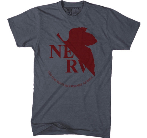 Evangelion Nerv  Playera J Rott Wear  