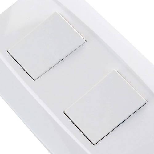 Interruptor Doble (9/15) 10 A Blanco Bticino