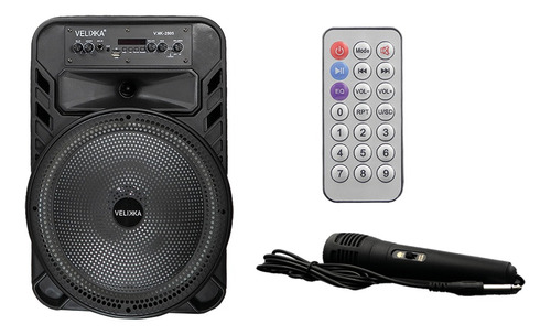 Bocina Velikka Vk-2805 Con Control, Microfono Y Bluetooth