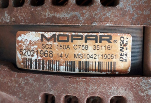 Imagen 7 de 8 de Alternador Fiat Toro 2.0 16v 4x4 2017