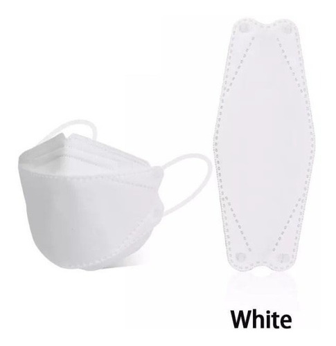 Imagem 2 de 5 de Kit 100 Máscaras Respiratória N95 Kn95 Pff2 3d Preta 3m Peix