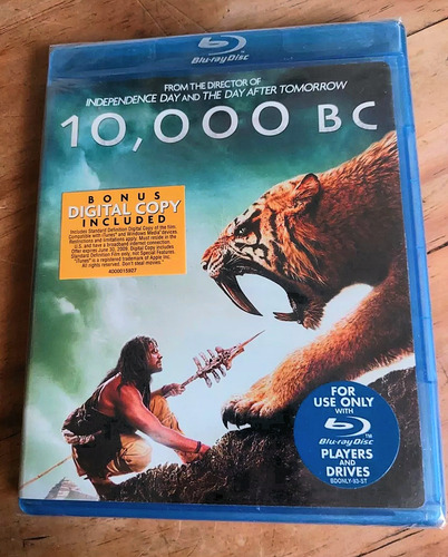 10,000 A.c. De Roland Emmerich Blu-ray Nuevo Importado
