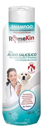 Champú Medicado Antiseborréico Caspa 380ml Para Perros Gatos